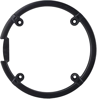 Bnineteenteam Protecteur de manivelle, Plastique Noir Anti-poussière VTT vélo chaîne Roue pédalier Support Protection Couverture Accessoires