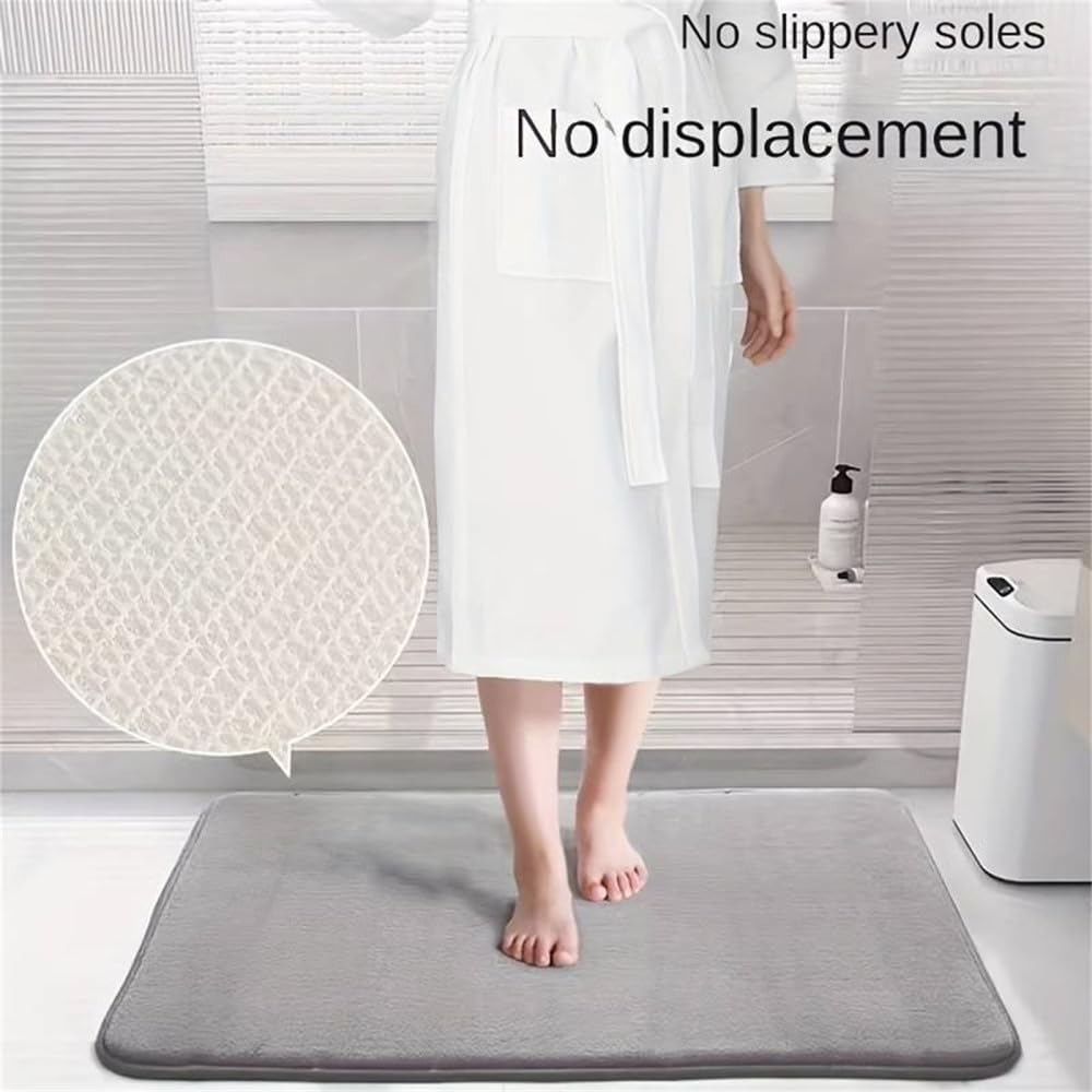 Tappetino Memory Foam Per Bagno - Antiscivolo E Super Assorbente, Comodissimo! - Foto 5