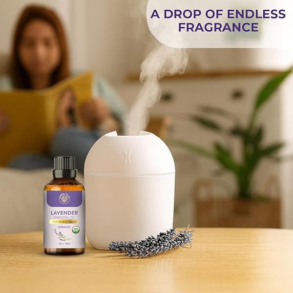 Organic Lavender Essential Oil 30ml | 100% Pure & Natural Lavender Oil for Diffuser, Aromatherapy, Skin, Sleep & More – 1 fl oz - 4