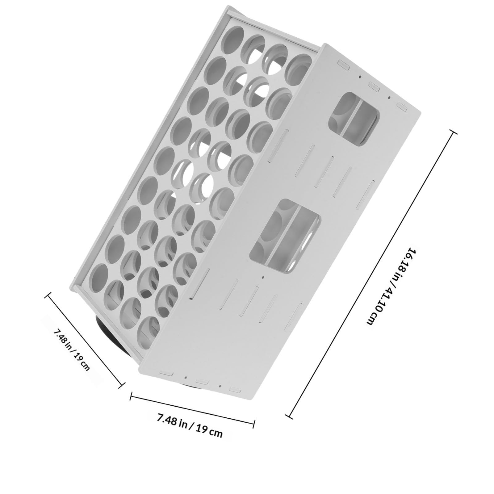 Organisateur Vertical Bois en de Emplacements 72 Multi-slots Rangement pour de Flacons de Pigments pour Création Artistique