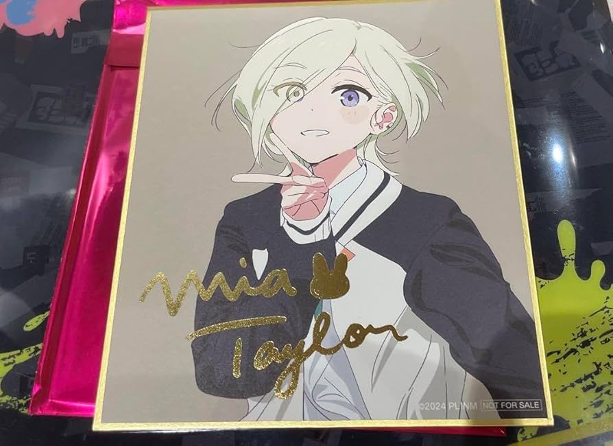 映画 ラブライブ 虹ヶ咲学園 特典  ミニ色紙 ミア・テイラー　箔押しサイン Amazon.co.jp: 映画 ラブライブ 虹ヶ咲学園 特典 ミニ色紙 ミア