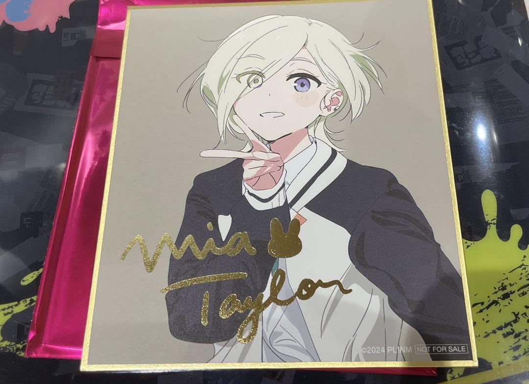 映画 ラブライブ 虹ヶ咲学園 特典  ミニ色紙 ミア・テイラー　箔押しサイン Amazon.co.jp: 映画 ラブライブ 虹ヶ咲学園 特典 ミニ色紙 ミア