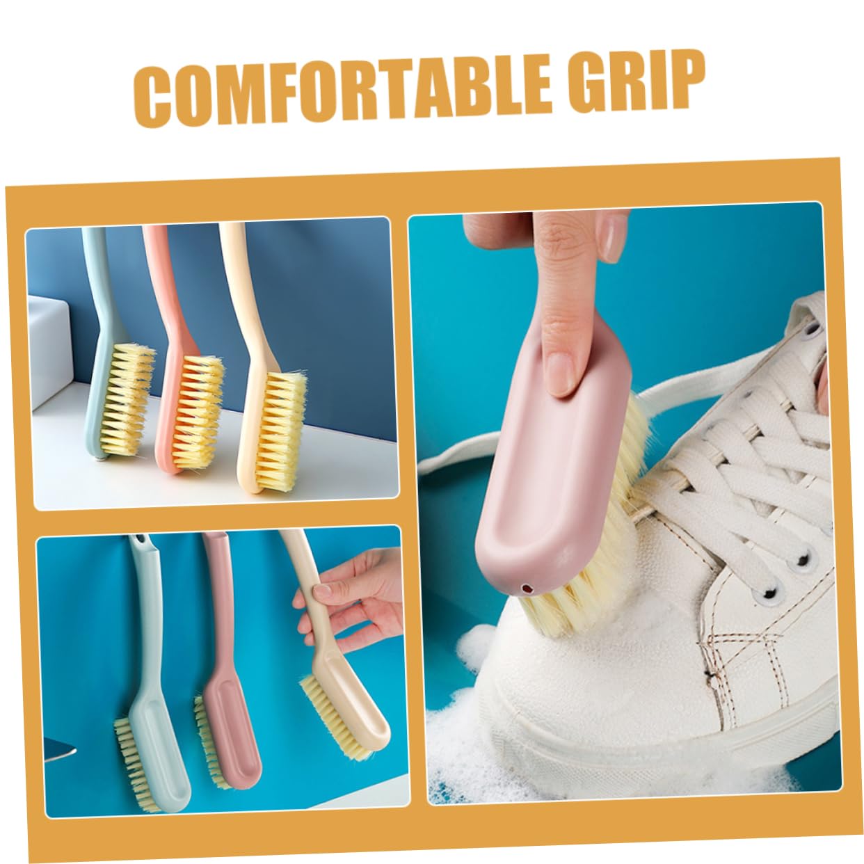 LIFKOME Juego De 5 Cepillos De Limpieza De Zapatos Eficientes Cepillos Suaves para Ropa Fregadores Eléctricos Cepillos para Pulir Zapatos 3 Unidades X 5