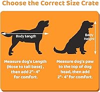 Vista 5 de Homey Pet Jaula para Perros de 48 Pulgadas Resistente para Perros Grandes, Jaula Apilable e Indestructible para Perros con Alta Ansiedad con Cuatro