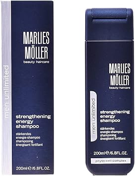Marlies M ller Men Unlimited Strengthening Energy Shampoo 200 ml   Strengthening energy shampoo for more volume & shine   With panthenol & phyto-cell complex   For dry hair
