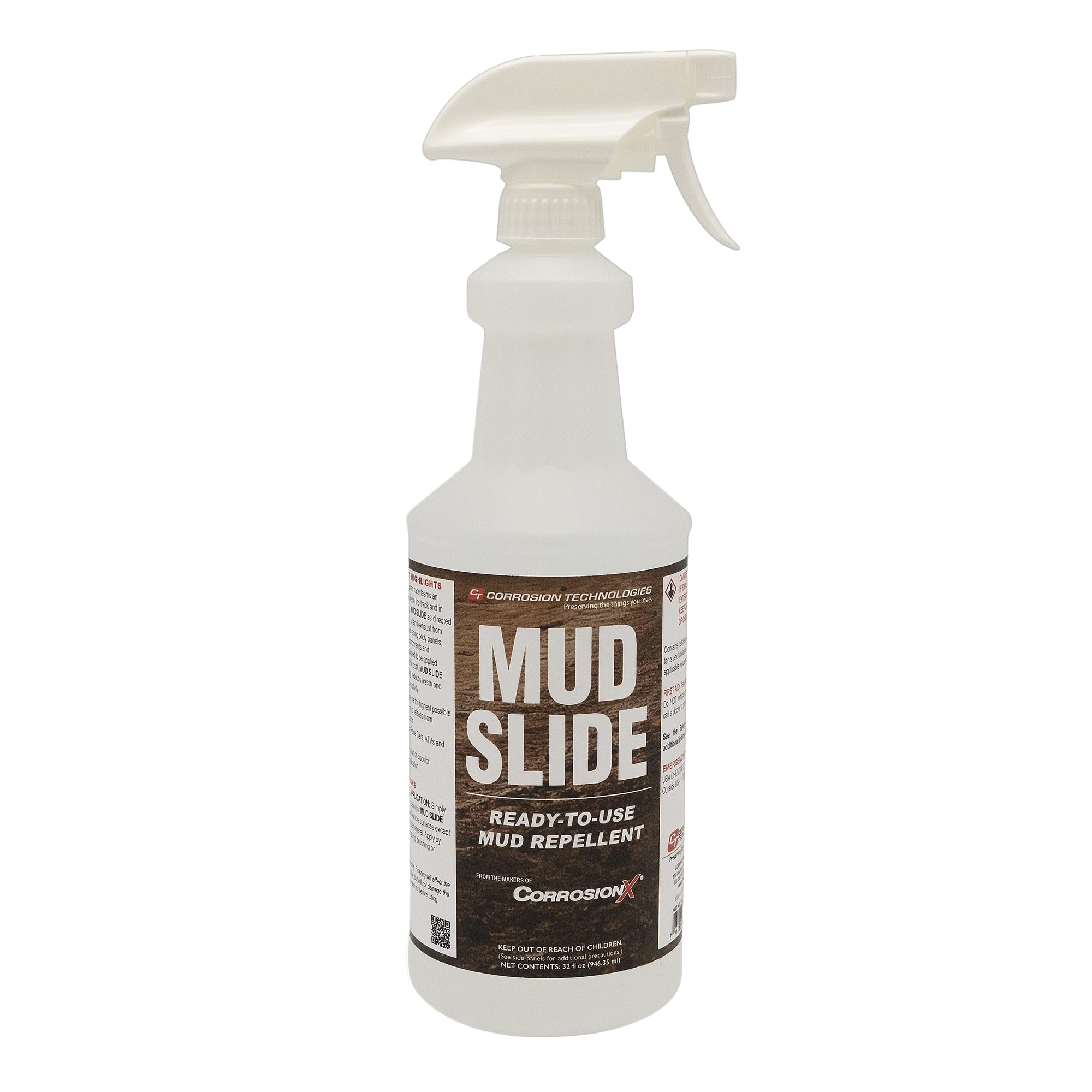 Mud Slide Ready-to-use Mud Repellent Spray for Mud Racers, Off