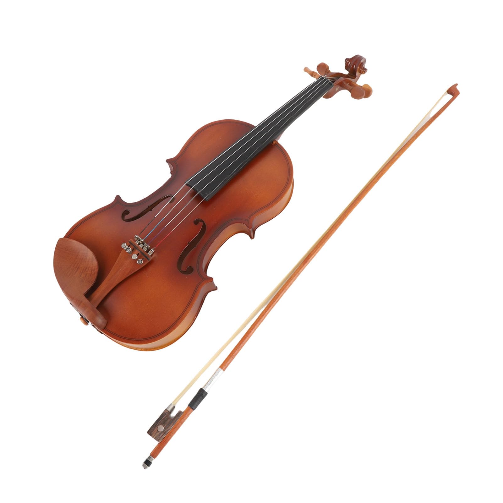 Naroote 4 4 Violino Violino Acustico Opaco in Legno Massello con Archetto e Custodia Rigida Top in Abete Fondo in Giuggiola Design Ergonomico per Principianti Adulti Pratica Ed Esami di