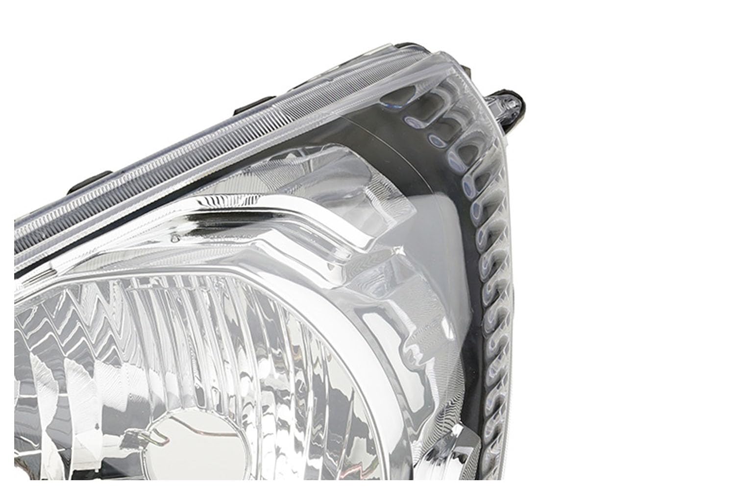 Johns, Faros delanteros halógenos aptos para Mitsubishi Space Star 12 12-20 H4 izquierda + faros antiniebla + bombilla