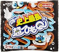 明治 超ひもQコーラ&ソーダ味 1本×20袋