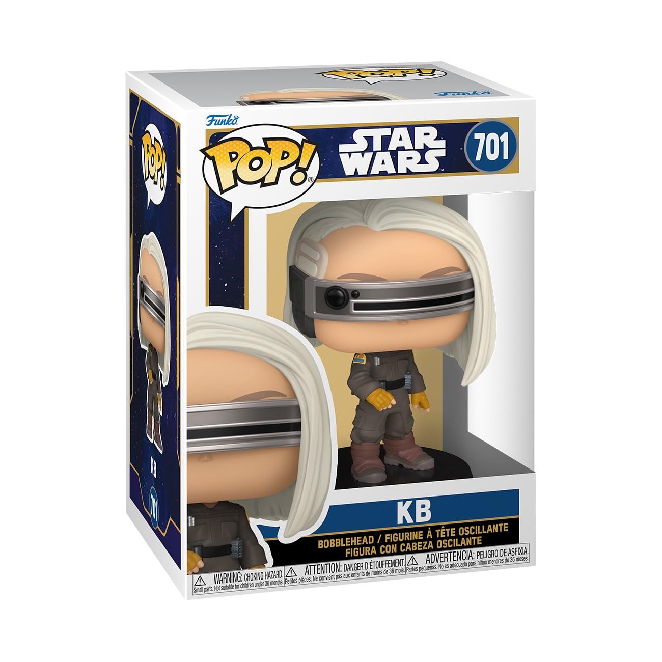 Amazon.com: Funko POP Star Wars: Skeleton Crew - KB - Collectable 