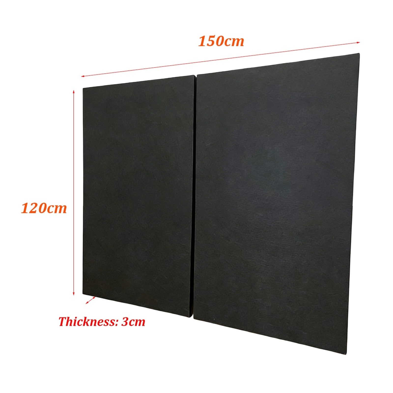 Pannello insonorizzante per pianoforte verticale, spessore 3 cm, in fibra di poliestere, fonoassorbente professionale, facile da installare e pulire, utilizzabile su entrambi i lati