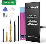 DAXTROMN 2050mAh Bater?a de Repuesto Compatible con iPhone 6 ? DAXTROMN bater?a de Ion de Litio de Alta Capacidad 0 Ciclo ? con Kit Completo de Herramientas de reparaci