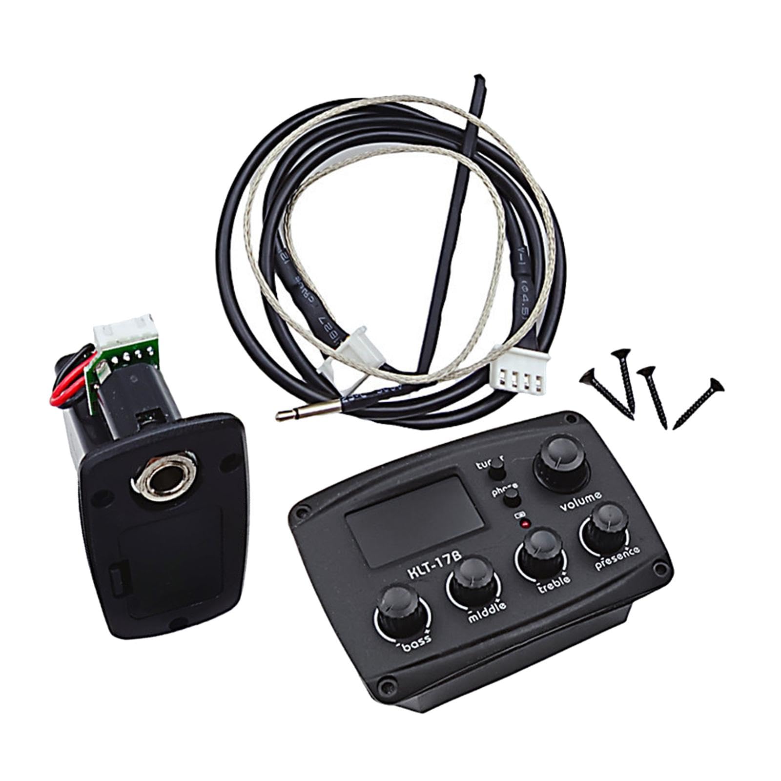 EQ Equalizer Pickup Musical Instrument 6.35mm Luthier DIY Parts Pickup Tuner 4 segments |Musical Instruments & Gear | Guitars & Basses | Parts & Accessories | Guitar Parts | Pickups-image-31