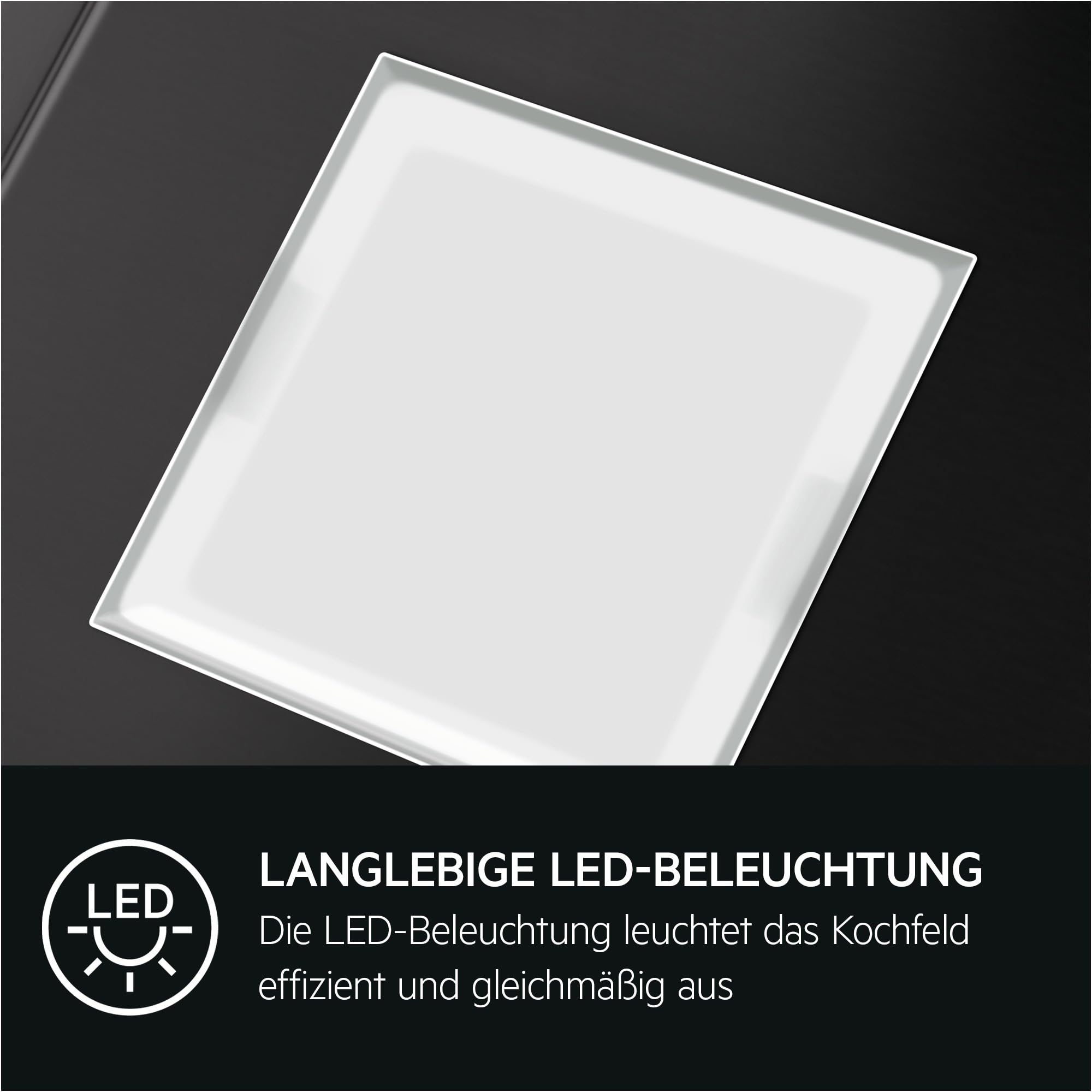 AEG Dunstabzugshaube Serie 7000 SilenceTech 90cm Wandhaube Glas Ab- und Umluft 760 m³/h 67 dB(A) Schwarz GV77D91SB
