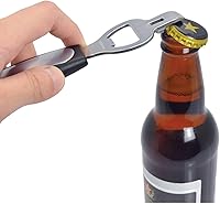 Vista 5 de HIC Kitchen Herramienta de barra, abrebotellas, pelador de latas y cítricos, acero inoxidable japonés, sin BPA, juego de 2