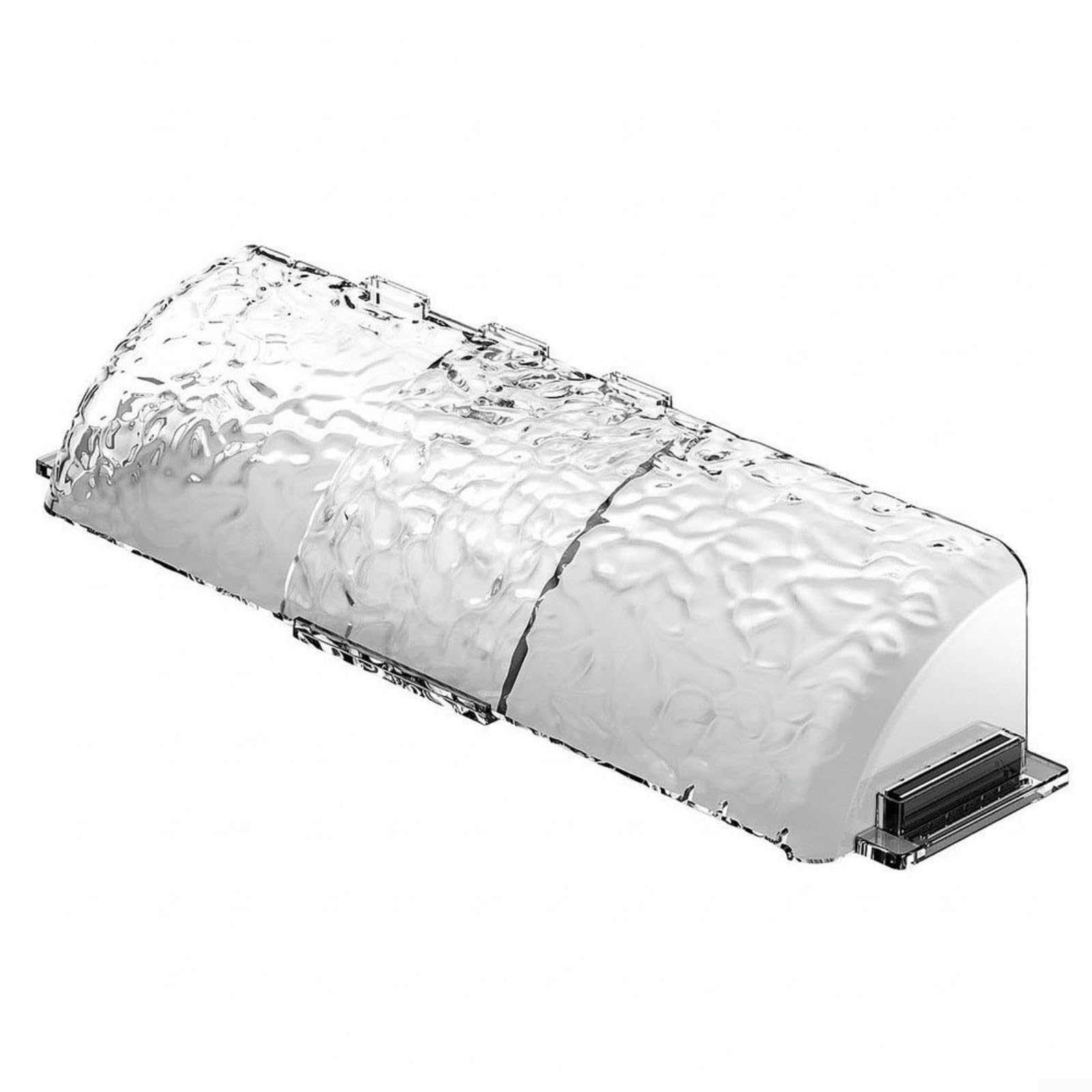 Lot de 6 déflecteurs d'air magnétiques pour chauffage résidentiel et aérations de climatisation en polycarbonate transparent ou vague - Réglable de 22,9 à 38,1 cm - Convient au sol, au mur