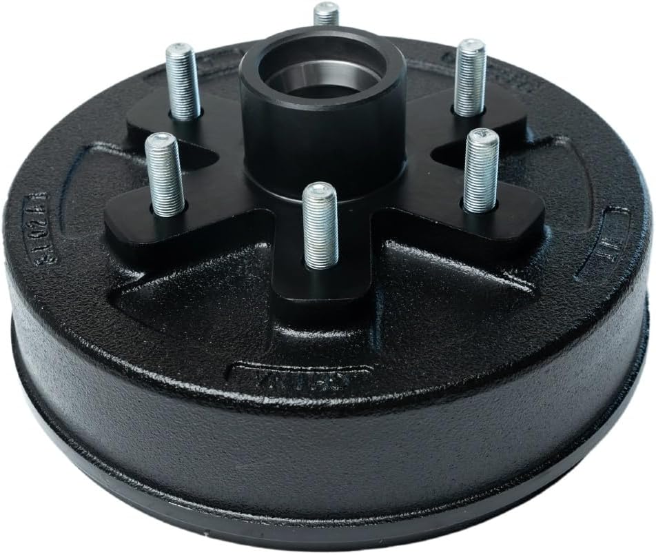 Trailer Brake Drum – 10" Diameter – 6 on 5-1/2 Bolt Pattern – Fits 3,500 lb Axles with #84 Spindles – Replacement for 10" Brake Assemblies – BD-555-17