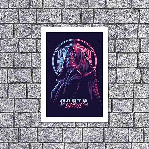 スターウォーズポスターダースシディアスポスター映画のポスターキャンバスプリントホームインテリア装飾 (NO FRAME,24x36inch(60x90cm))