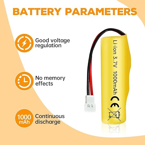 Miniatura 4 de PUOO Accesorio 2 unids 3.7 V 650 mAh batería de litio y 2 unids cargador USB para SYMA Q9 H126 H131 H118 RH701 Control remoto barco de alta