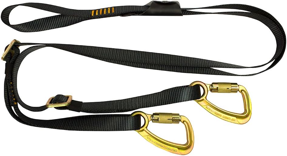 Fusion Lobster-Claw Adjustable Lanyard with Captive Eye Carabiner