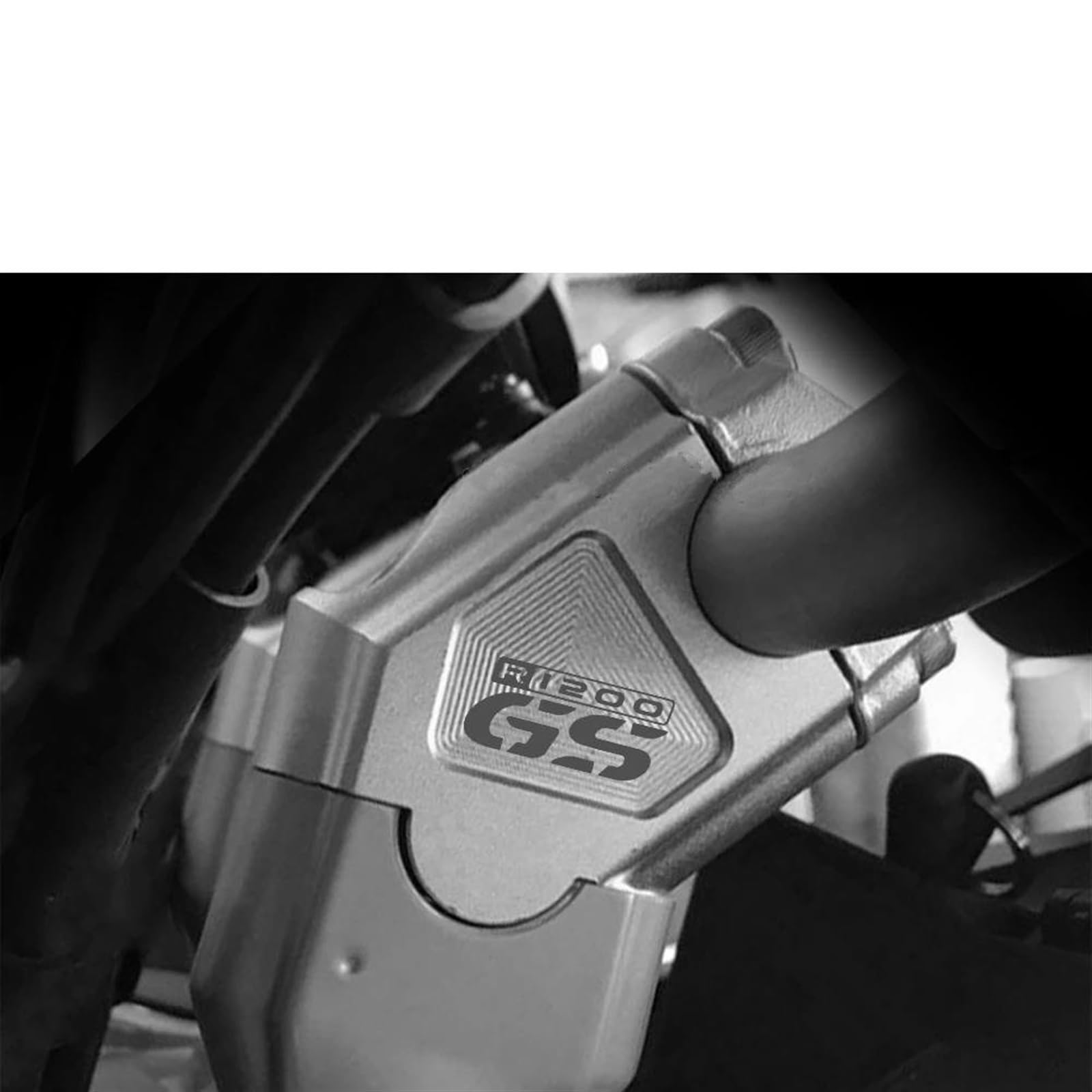 Riser Manubrio Moto per B&MW R1200GS 2004-2008 R 1200 GS Adventure 2005-2008 Morsetto Manubrio per Montaggio A Barra Innalzamento Sollevamento Distanziale Rialzo Manubrio(Nero 1)