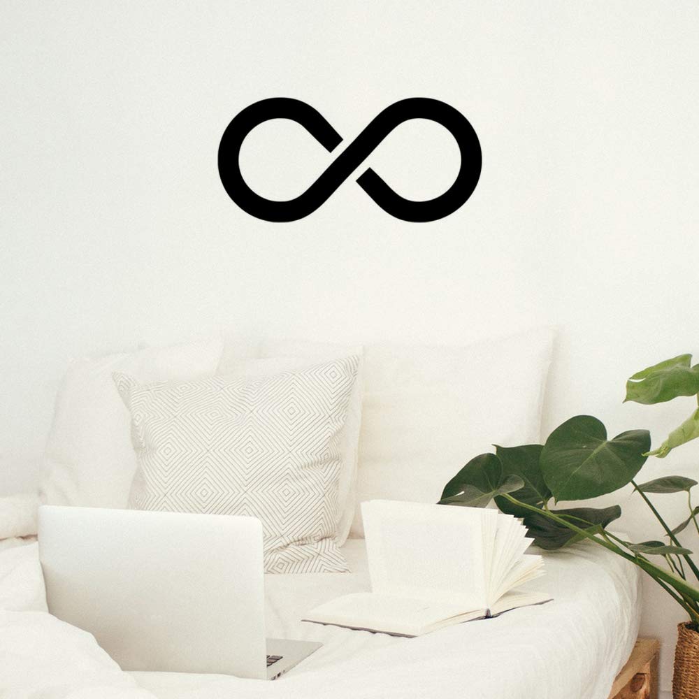 Gadgets Wrap Wall Decals 29CM Wall Stickers Black Color - (Infinity Forever Symbol)-image-14