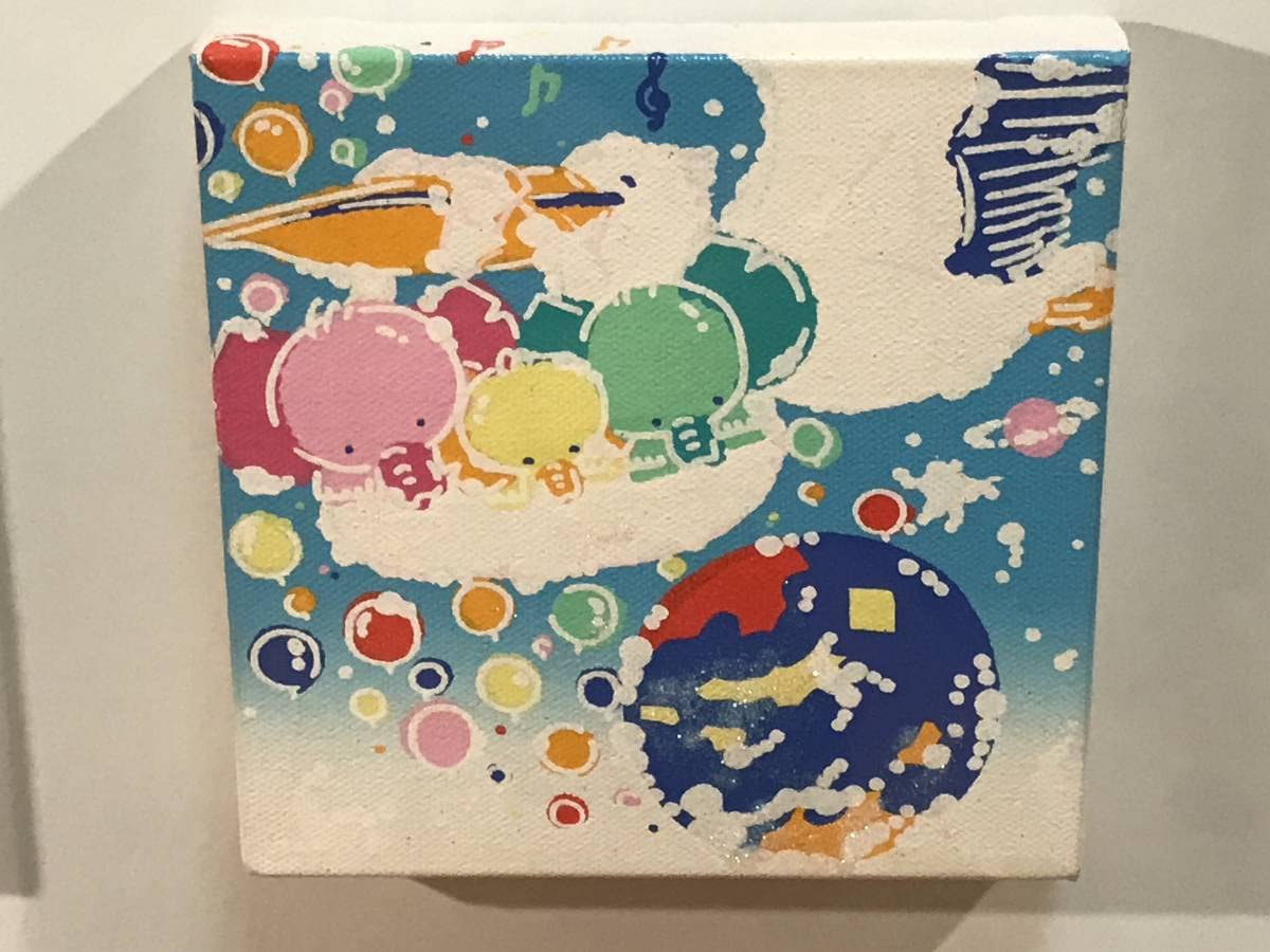 【真作保証】おかもとみわこ「悠々と」水彩原画 直筆サイン 絵画 アート 真作保証】おかもとみわこ「悠々と」水彩原画 直筆サイン 絵画