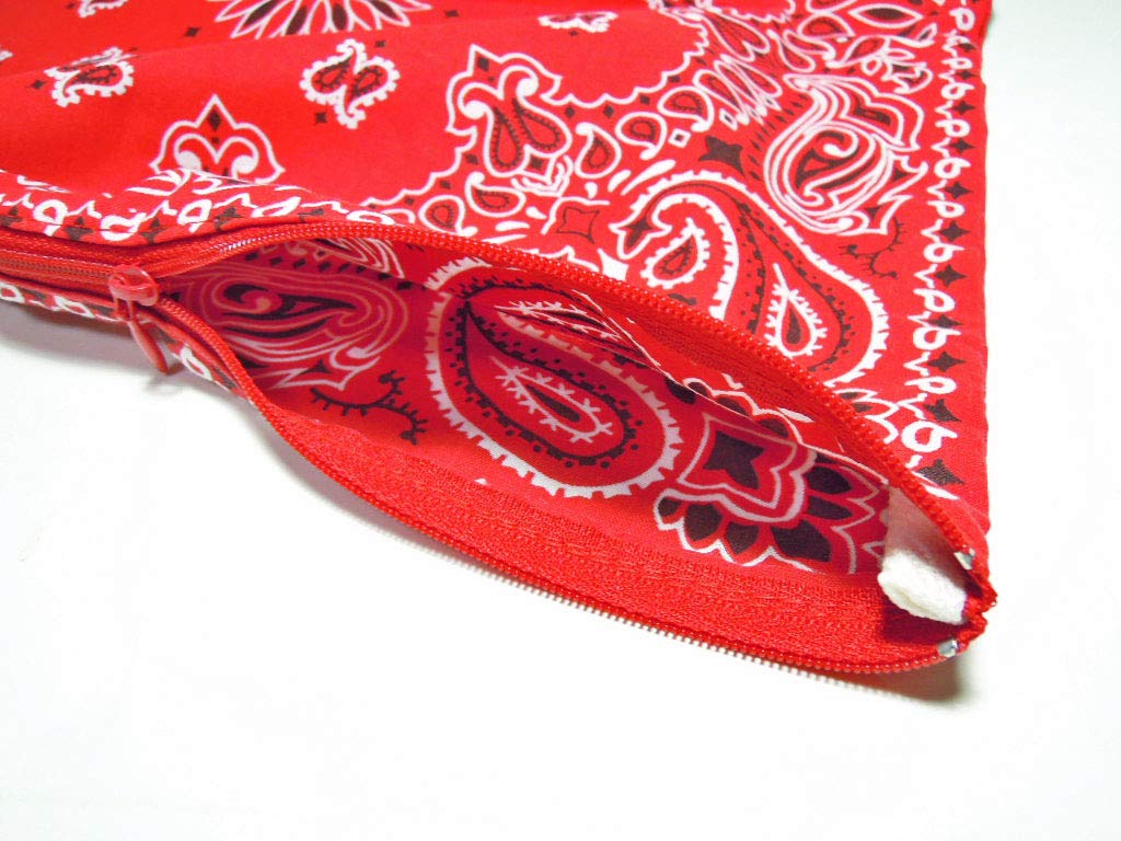 TheBUTON/HAVE A HANK BANDANA/RED/座布団 The HAV-A-HANK ハバハンクバンダナクッションカバー アメリカン