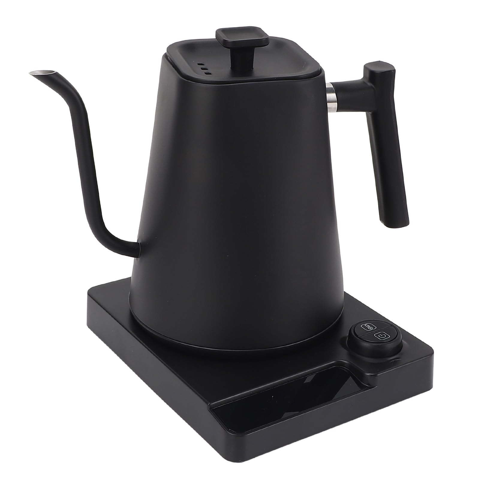 Hervidor Eléctrico de Cuello Cisne, 1200 W 304 Acero Inoxidable para Verter sobre Hervidor té Eléctrico con Control Temperatura, Calentador Inteligente Caldera Agua Caliente
