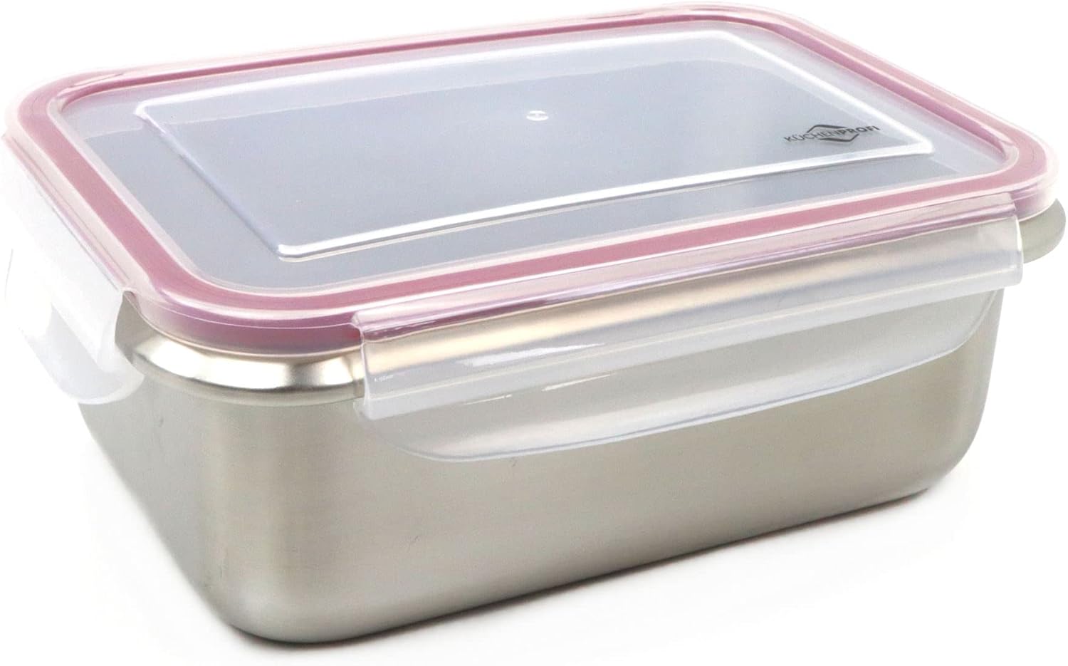 Küchenprofi Large Lunch Box/Storage Container with Red Lid 16 x 22 x 8.5 cm