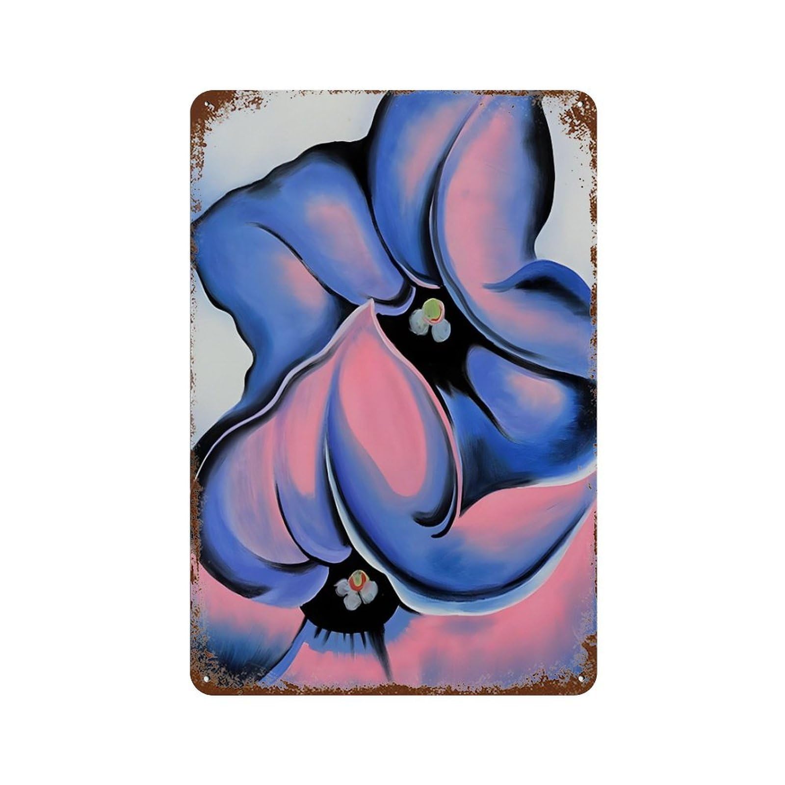 xiaoxiaoshen American Artist Georgia O'Keeffe (45) Wall Decor Art Metal Tin Poster Modern Home Decor Art Home Bar Shop Decorations Vintage Sign 30x20cm