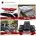 YITAMOTOR Lashing Straps 1''x 12' Tie Down Strap Cargo Tie-Down Strap up to 600lbs for Roof-top Cam Lock Buckle 6 Pack in Carry Bag