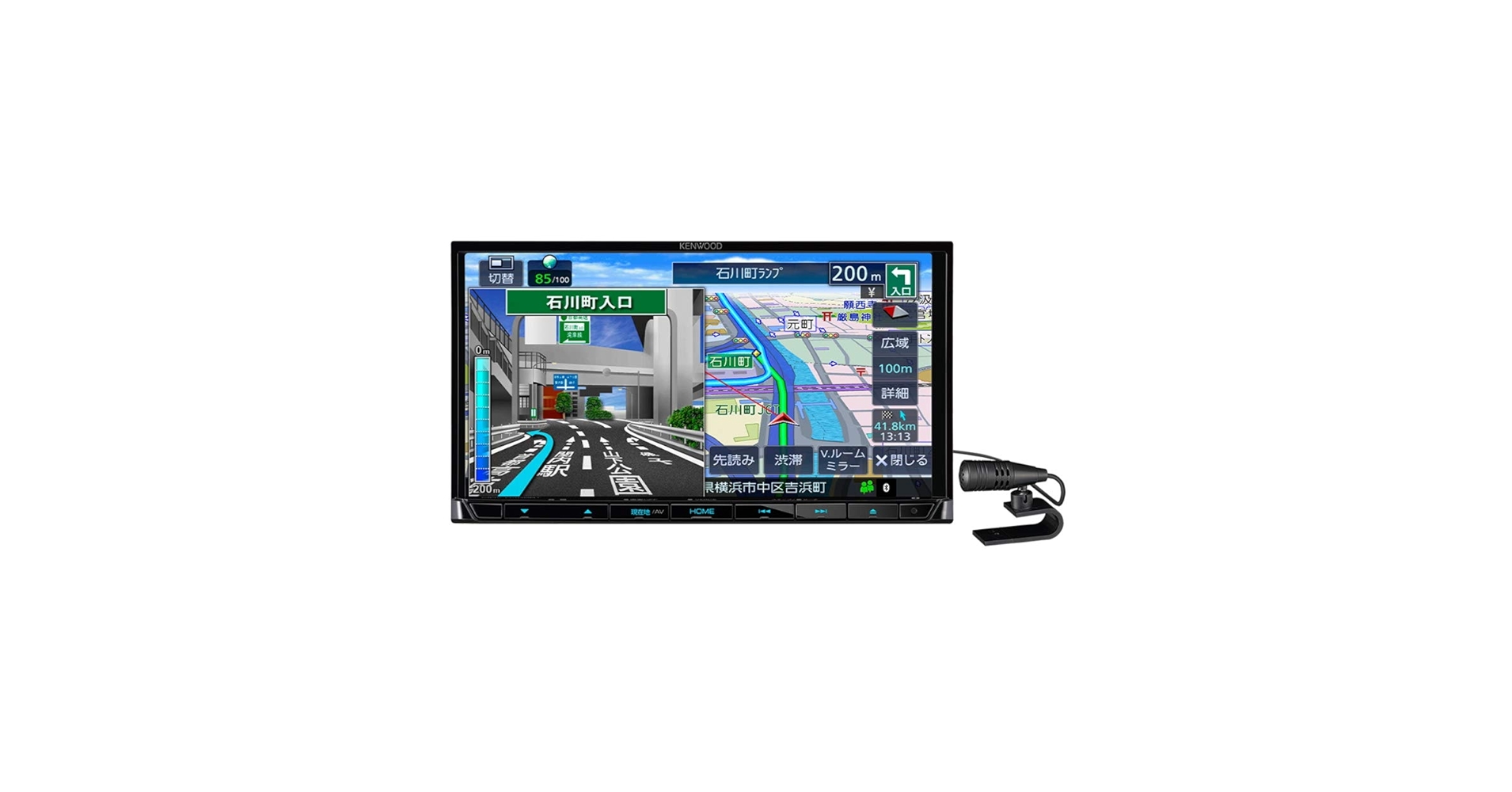 Amazon.co.jp: 彩速ナビ MDV-D408BT (インダッシュ) : 車＆バイク