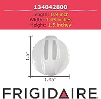 Vista 3 de Frigidaire 134042800 Pomo de control original OEM para secadoras