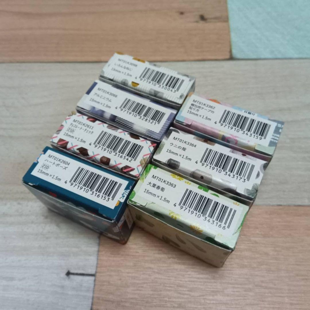 Amazon.co.jp: mt まめまめマスキングテープ 7種セット : DIY