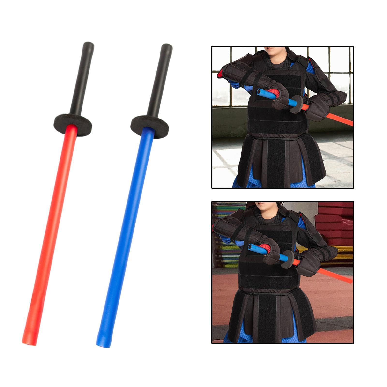 Conjunto de 2 Espadas de Entrenamiento en Espuma para Artes Marciales, Bokken Portátil