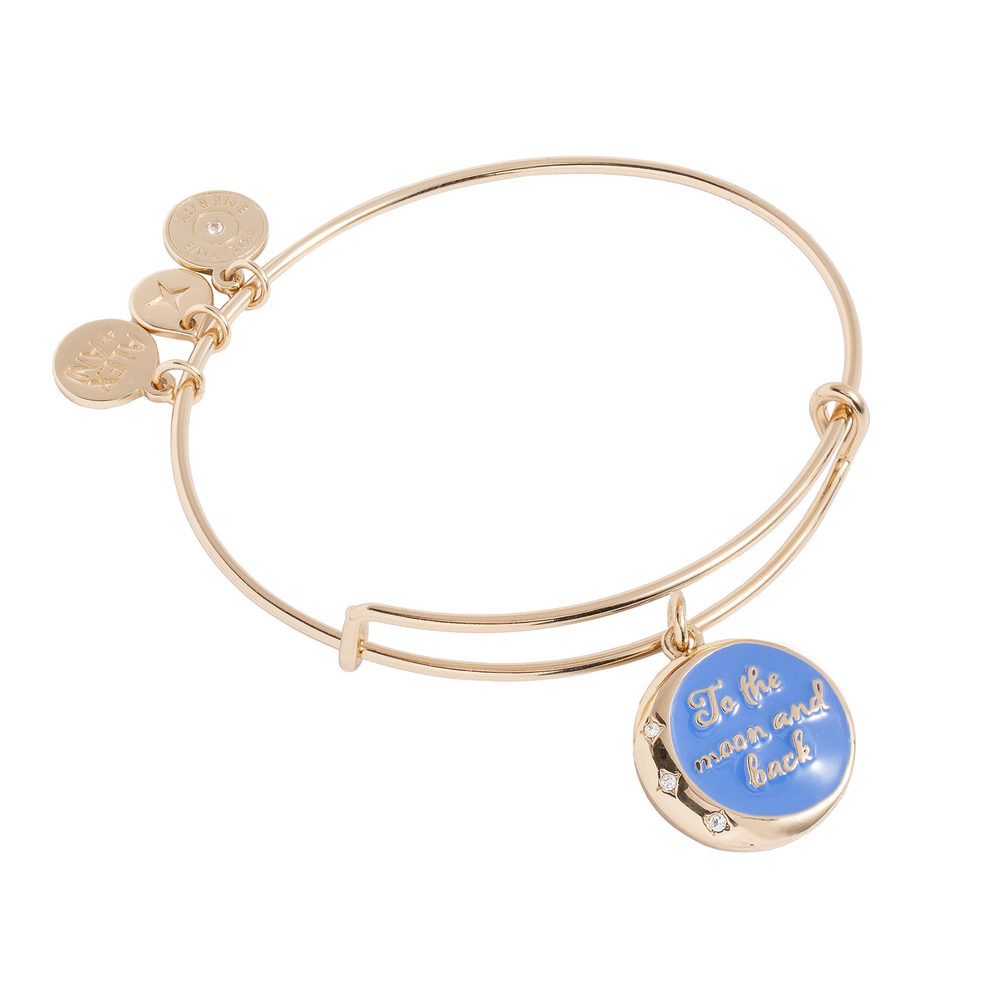 Alex and Ani To the Moon and Back' Charm Bangle, Gold
