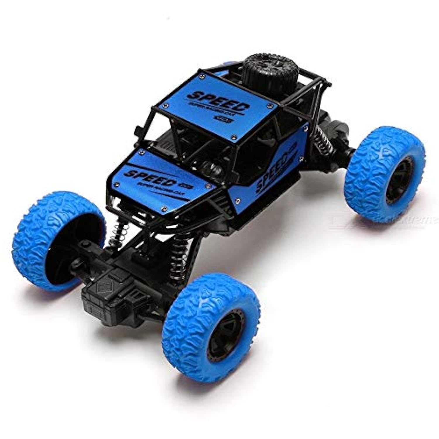 mytoys 2.4G RC Car Waterproof Remote Control Tractor 1:18 Rapid Off Road Racing Truck For All Surfaces indoor and outdoor (Blue)