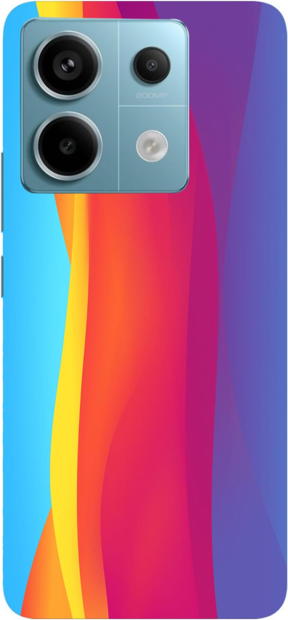 Premium ''Colorful Abstract Pattern'' Printed Hard Mobile Back Cover Compatible for Xiaomi Redmi Note 13 Pro 5G, Designer | Protective- D-722