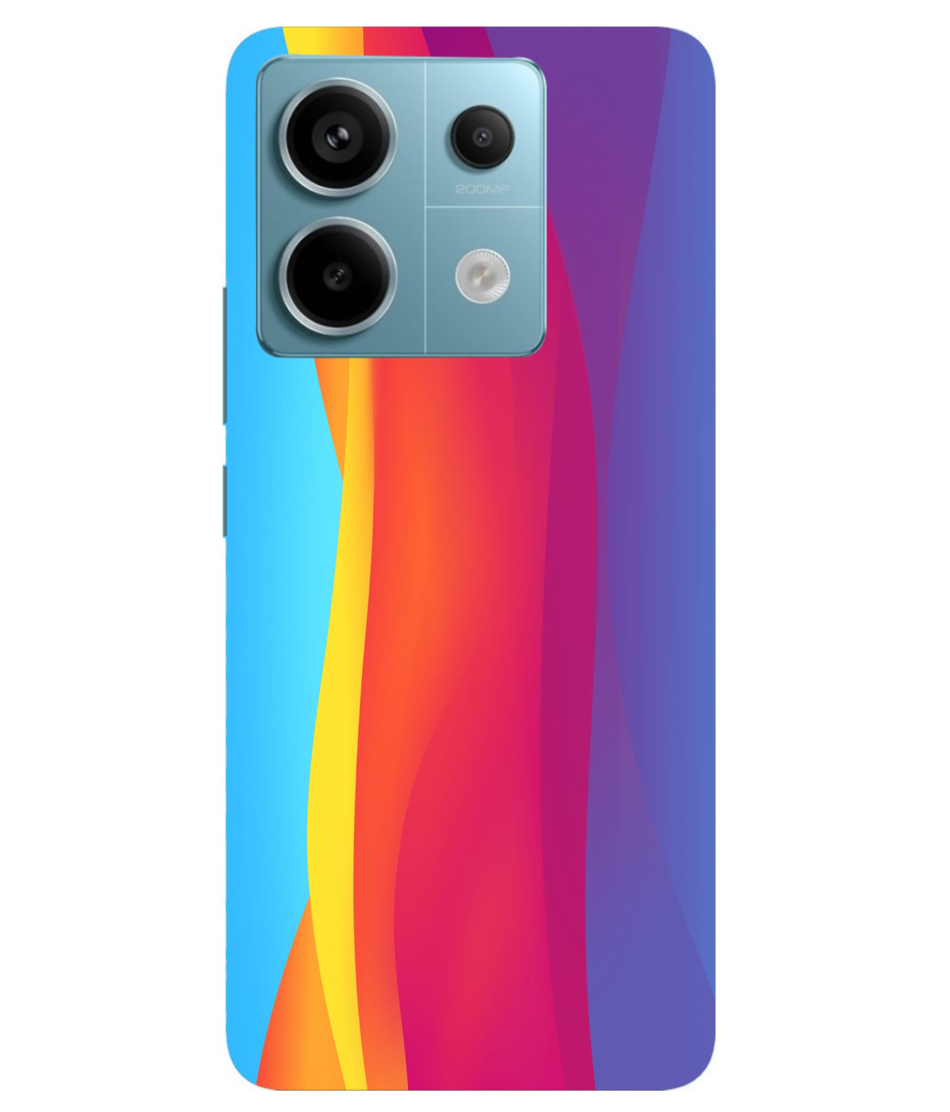 Premium ''Colorful Abstract Pattern'' Printed Hard Mobile Back Cover Compatible for Xiaomi Redmi Note 13 Pro 5G, Designer | Protective- D-722