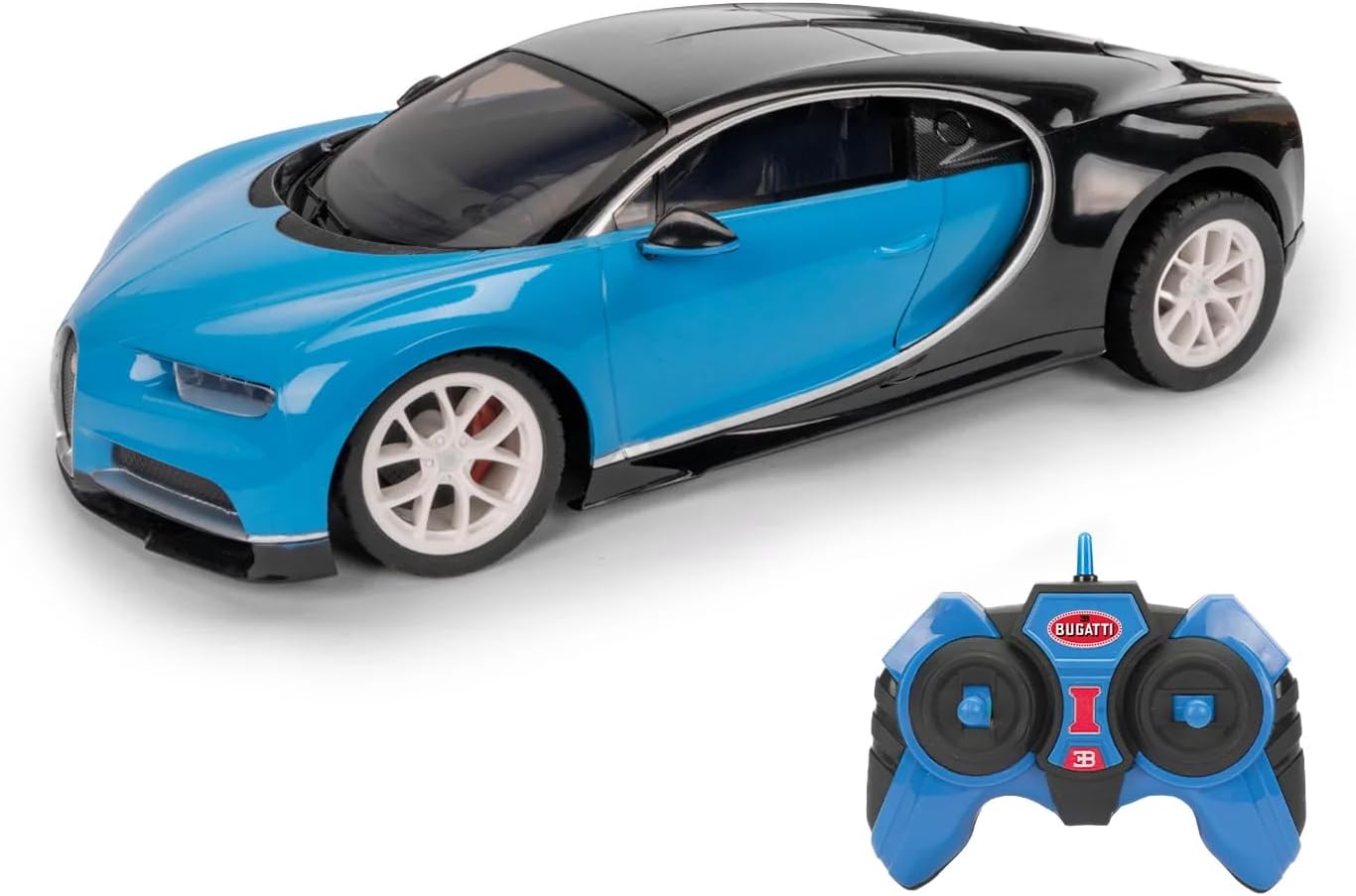 World Tech Toys Bugatti Chiron 1:14 RTR Electric RC Car – Officially Licensed Supercar – Full Function 2.4 GHz Remote Control – Kids 6+