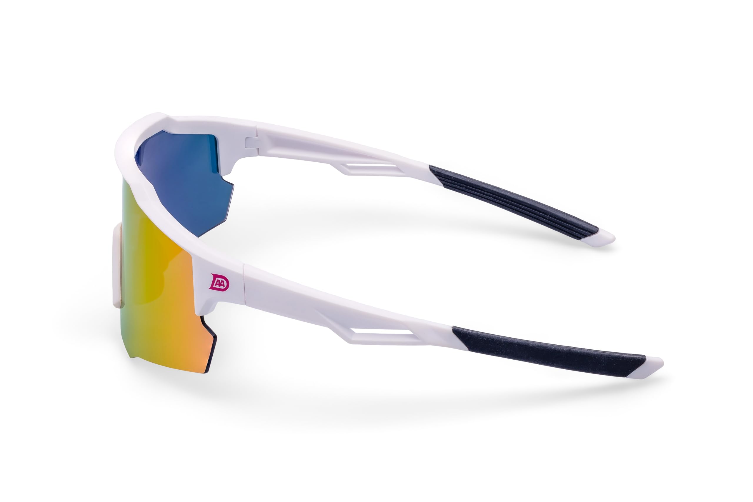 Dobla's Occhiali da sole sportivi leggeri polarizzati protezione UV400 | montatura TR90, gomme regolabili | ciclismo, corsa, escursionismo, corsa, camminata, tennis, paddle | uomo e donna