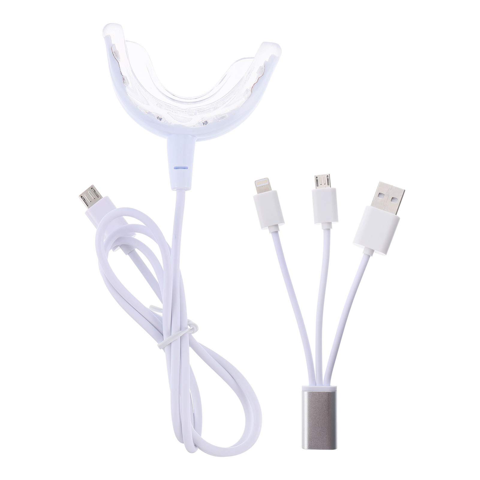 HealiftyTeeth Whitening Kit Teeth Whitening Enhancer LED Light Teeth Whitening Accelerator Light Mouth Tray Equipment Whiten Teeth Faster