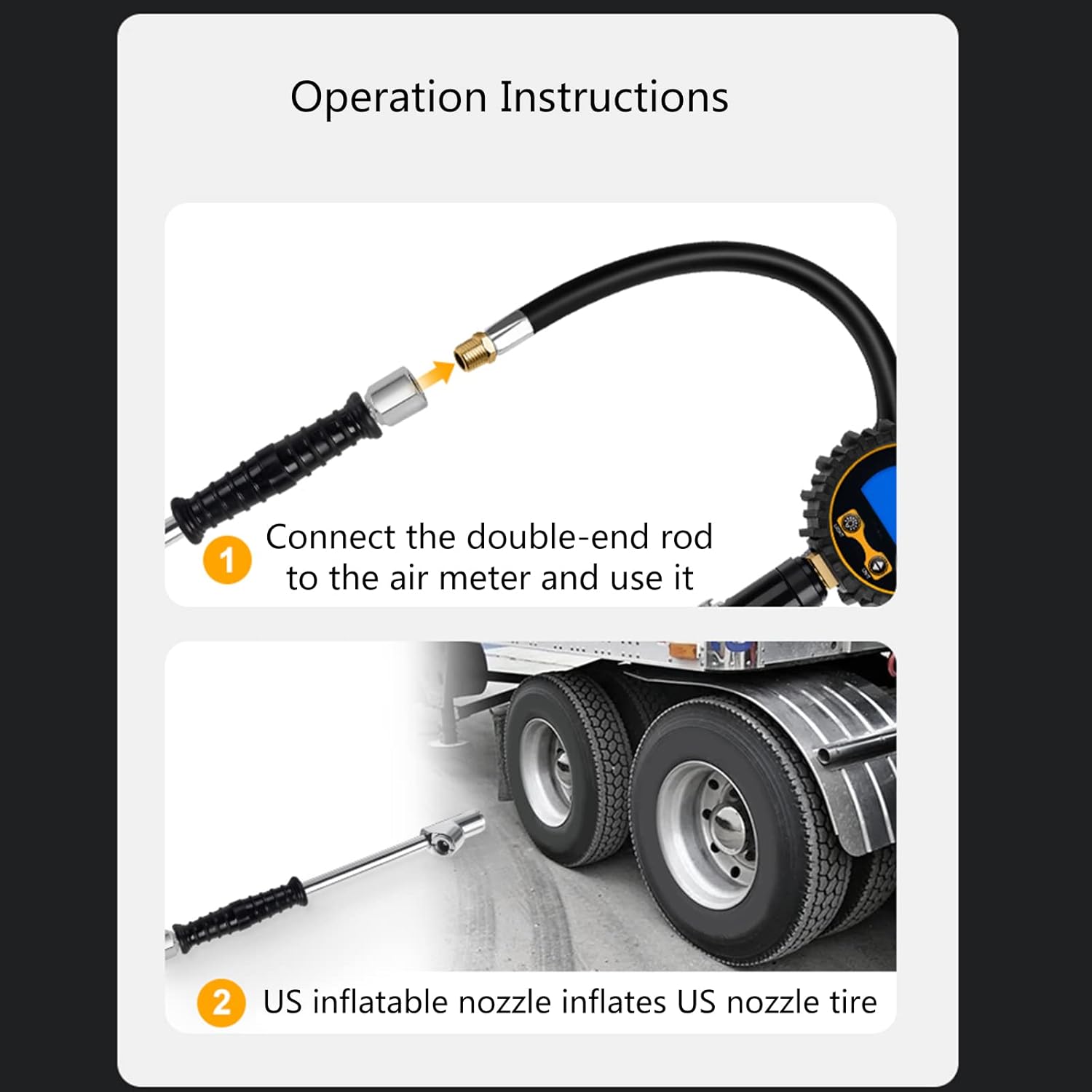Car Head Tyre Chuck Motorcycle-Truck Air Inflator Deflator Tire Repair Tool Automobiles Part Auto Accessories