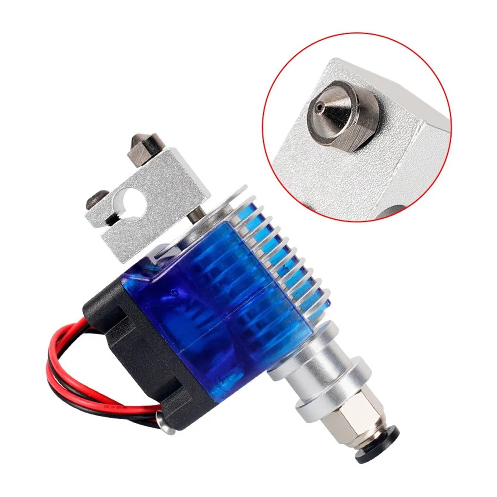 Hartowana stalowa dysza do drukarki 3D 0,2 mm-1, mm materiałów eksploatacyjnych 1,75 CR10 CR10S Ender-3 Głowica wytłaczarki Części dyszy(10Pcs for 1.75mm,0.8mm)