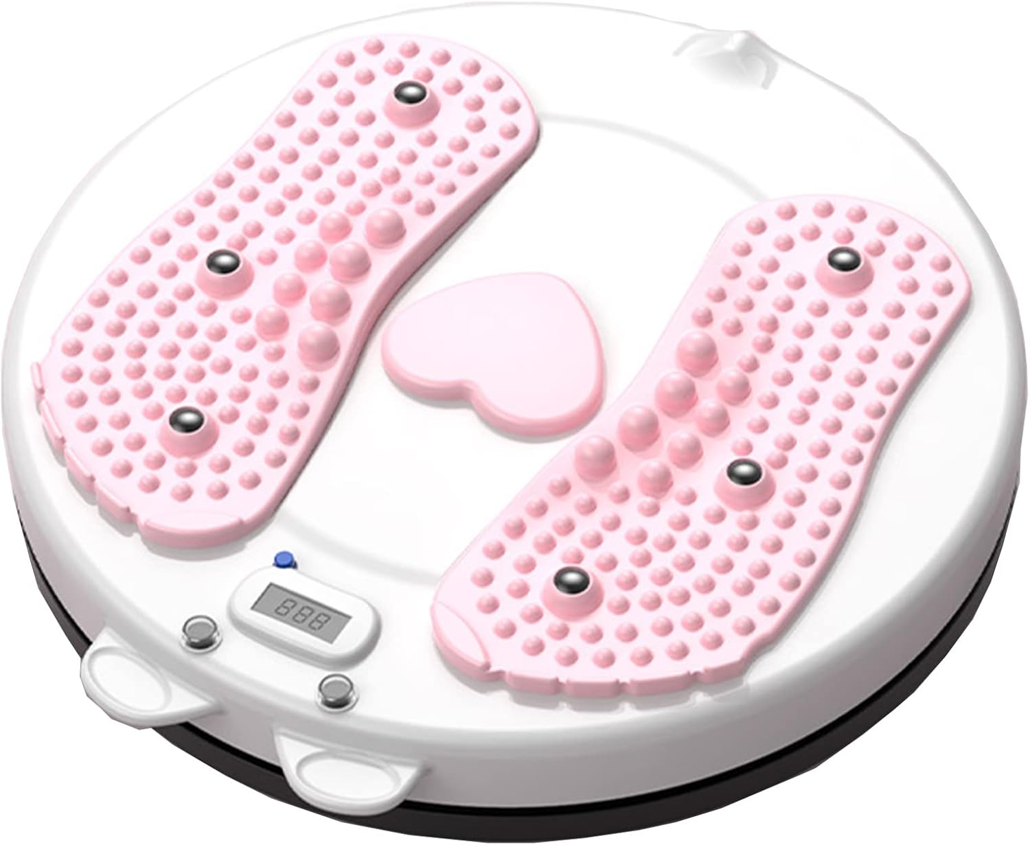 Waist Twister Balance Board, Compact Core Twist Disc,Slimming Massage for Home Gym Workout,Pink,26.529CM