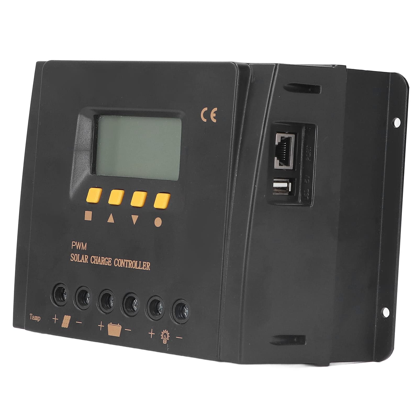 ViaGasaFamido Sterownik ładowania Słonecznego 12V 24V 30A, Kontroler