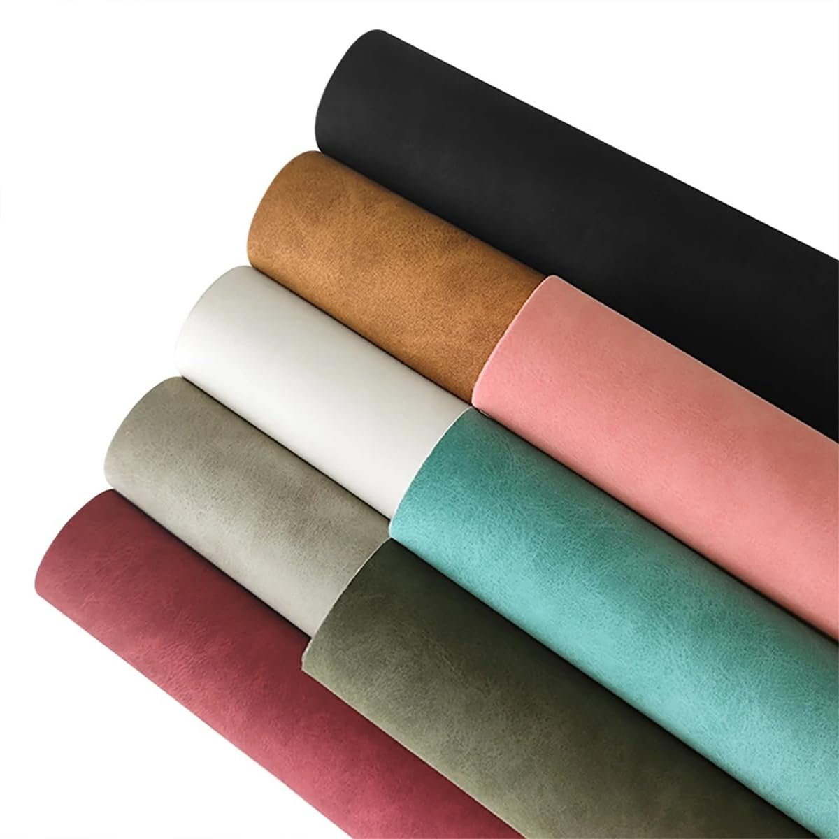 Tela Impermeable de imitación Suave, 30 x 135 cm, Cuero sintético para Bolsos, Lazos para el Pelo, decoración, Manualidades, Costura, Azul Oscuro.