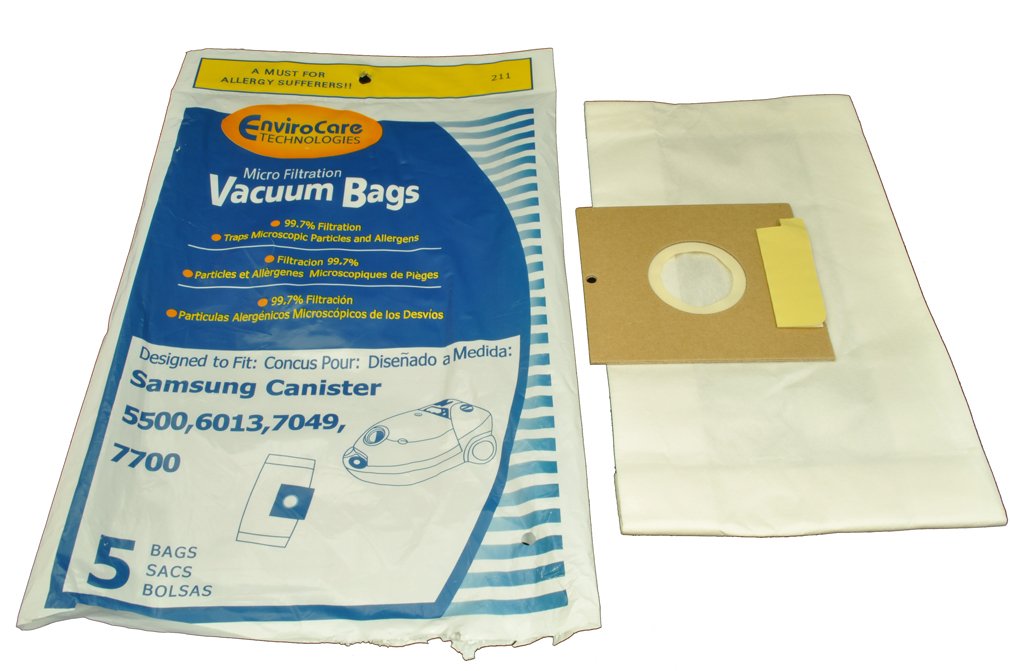 SAMSUNG Generic Envirocare Canister Vacuum Cleaner Bags VP-50 SMR-1410