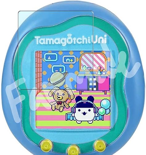 Puccy - Paquete de 3 protectores de pantalla anti luz azul, compatible con Tamagotchi Uni TPU Film Guard (no protectores de vidrio templado)